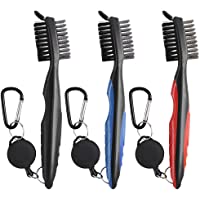 Dadabig 3pcs Cepillo Palos de Golf Cepillos para Limpiar Palos de Golf Limpiadores de Ranura Doble Cara Cepillo de…
